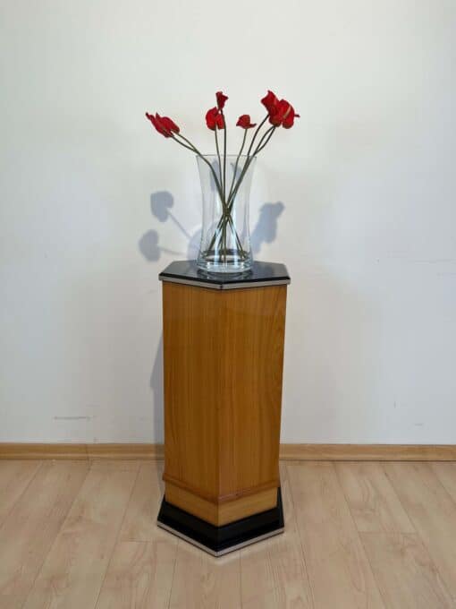 Cherry Art Deco Pedestal - With Flowers - Styylish