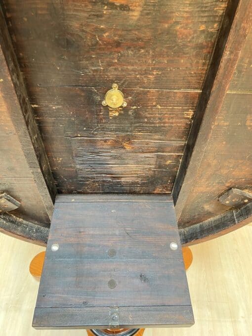 Biedermeier Tilt-Top Table - Wood Underneath - Styylish
