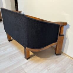 Walnut Biedermeier Sofa - Back Upholstery Detail - Styylish
