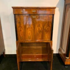 Walnut Biedermeier Secretaire - Bottom Interior Detail - Styylish