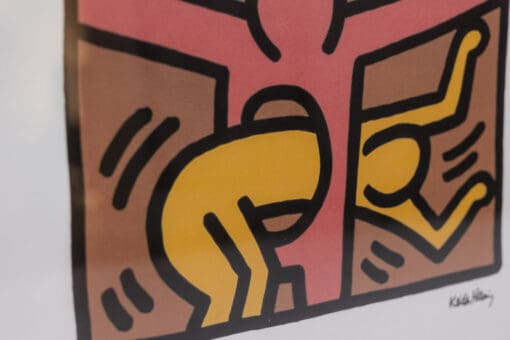 Keith Haring Silkscreen - Figure Detail - Styylish