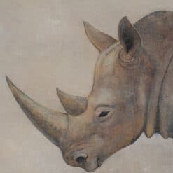 Rhinoceros Painting - Face Detail - Styylish