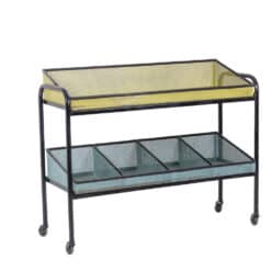 Perforated Metal Console Tables - Side Profile - Styylish