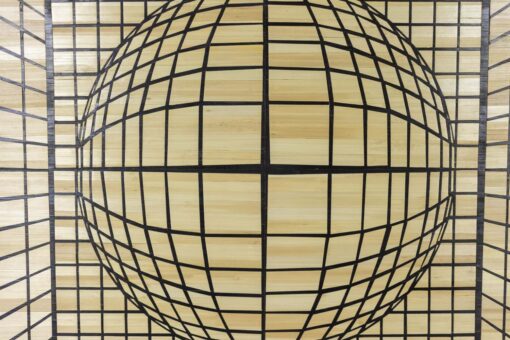 Kinetic Straw Marquetry Artwork - Front Detail - Styylish