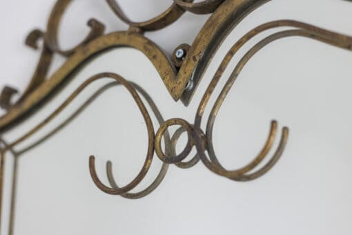Gilded Iron Mirror - Bottom Frame Detail - Styylish