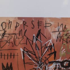 Jean-Michel Basquiat Silkscreen - Left Corner - Styylish