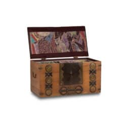 African Style Wooden Chest - Open Top - Styylish