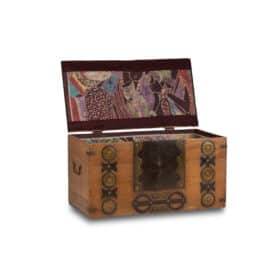 African Style Wooden Chest, 20th century