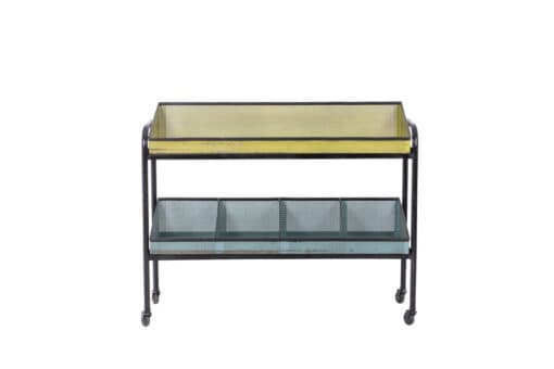 Perforated Metal Console Tables - Full Profile - Styylish