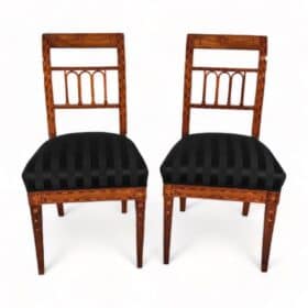 Pair of Neoclassical Chairs, South Germany