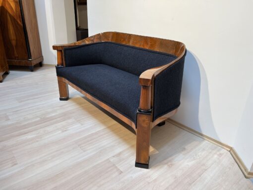 Walnut Biedermeier Sofa - Side Profile - Styylish