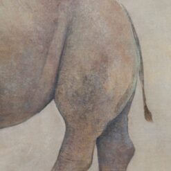 Rhinoceros Painting - Back Detail - Styylish