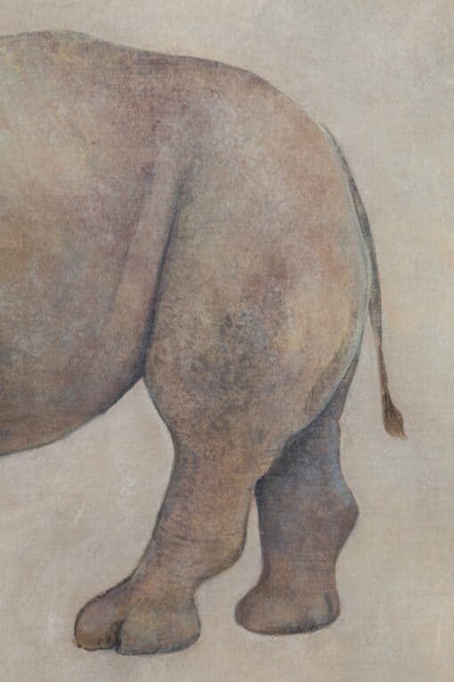 Rhinoceros Painting - Back Detail - Styylish