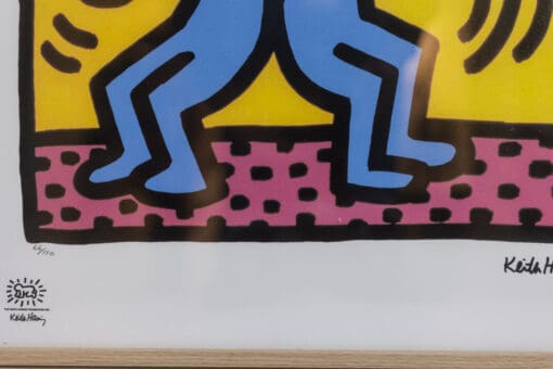 Keith Haring Lithography - Bottom Detail - Styylish