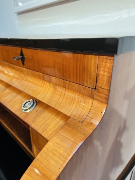 Biedermeier Roll-Top Secretaire - Edge Detail - Styylish