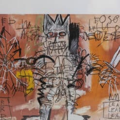 Jean-Michel Basquiat Silkscreen - Figure Detail - Styylish