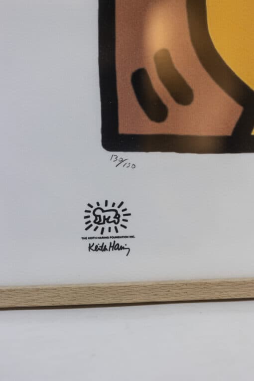 Keith Haring Silkscreen - Stamp Detail - Styylish