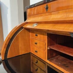 Biedermeier Roll-Top Secretaire - Desk Detail - Styylish