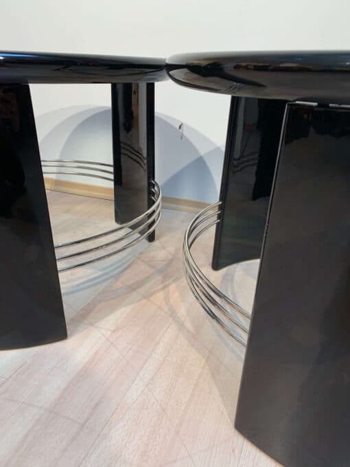 Art Deco End Tables - Lacquer Detail - Styylish