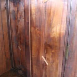 Biedermeier Solid Walnut Wardrobe - Interior of Door - Styylish