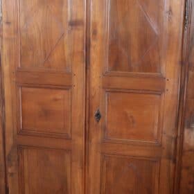 18th Century Italian Antique Walnut Wardrobe or Armoire