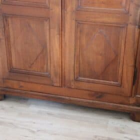 18th Century Italian Antique Walnut Wardrobe or Armoire