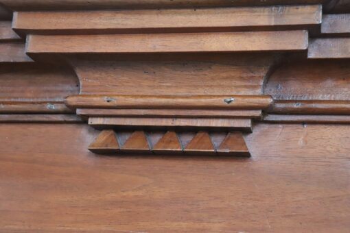 Antique Walnut Wardrobe - Wood Detail - Styylish
