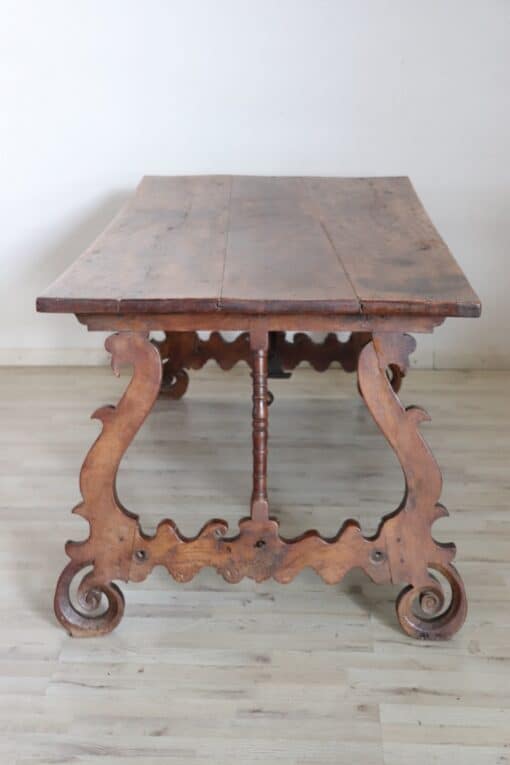 Fratino Table with Lyre Legs - Side - Styylish