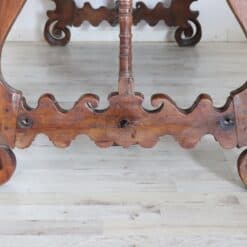 Fratino Table with Lyre Legs - Wood Detail - Styylish