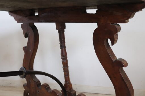 Fratino Table with Lyre Legs - Frame Detail - Styylish