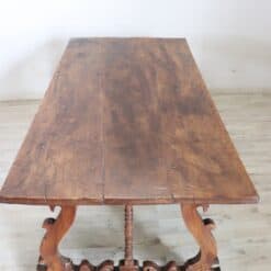 Fratino Table with Lyre Legs - Top Detail - Styylish