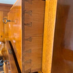 Biedermeier Pillar Chest of Drawers- sideview of a drawer- Styylish