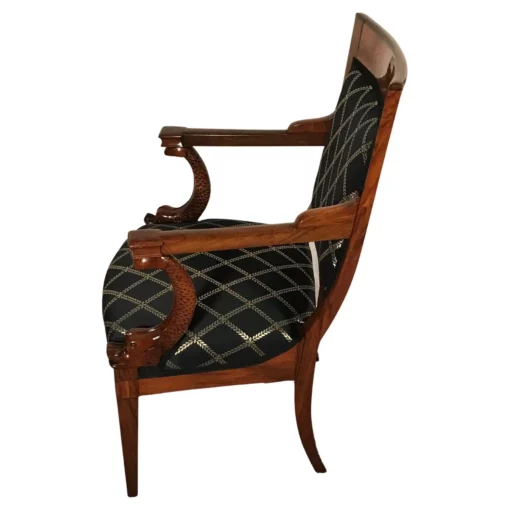 French Empire Armchair- sideview- Styylish