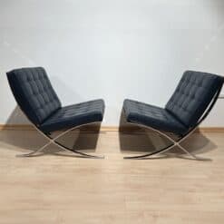 Barcelona Lounge chairs- side view of the pair in situ- Styylish