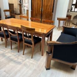 Neoclassical Expandable Dining Table - Staged with Chairs - Styylish