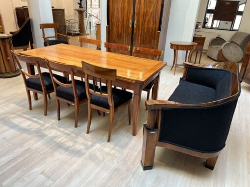 Neoclassical Expandable Dining Table - Staged with Chairs - Styylish