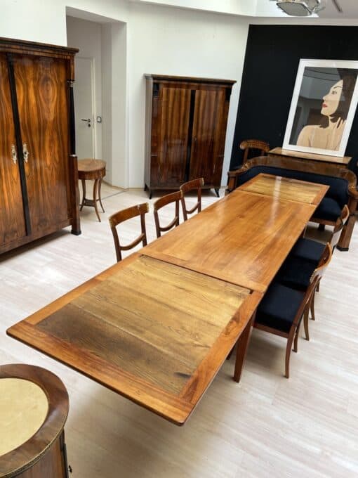 Neoclassical Expandable Dining Table - With Chairs and Extended - Styylish