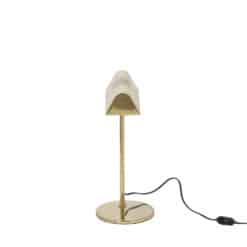 Gilded Brass Library Lamp - Back - Styylish