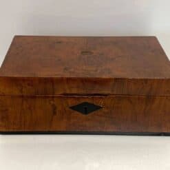 Antique Walnut Biedermeier Box - Full Profile - Styylish