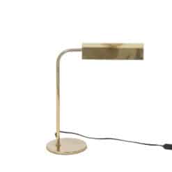 Gilded Brass Library Lamp - Side - Styylish