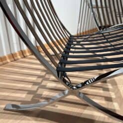 Barcelona Lounge chairs- Chrome base side view- Styylish