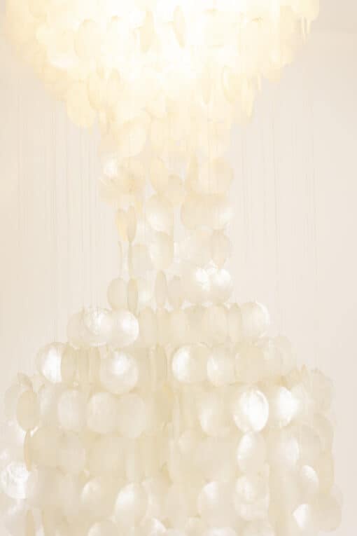Mother-Of-Pearl Chandelier - Mother of Pearl Detail - Styylish