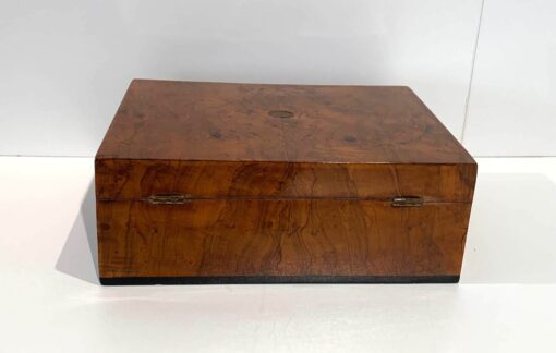 Antique Walnut Biedermeier Box - Back Detail - Styylish