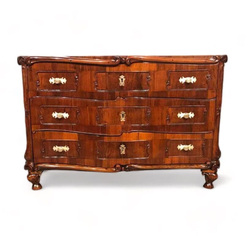 antique brown dresser SOLD LOCALLY!! Antique Mahogany Dresser | Brass Pulls & Carved Details |  Vintage Chest of Drawers