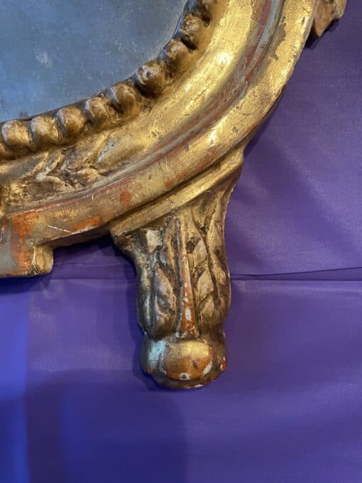 Pair of Gilt Wood Wall Sconces- detail of carving lower part- Styylish