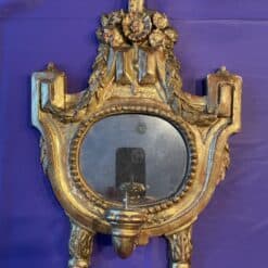 Pair of Gilt Wood Wall Sconces- front view- Styylish