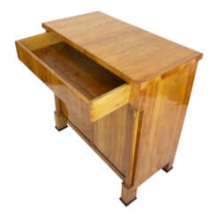 Biedermeier Cherrywood Halfcabinet - Drawer Open - Styylish