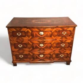 Louis XVI Walnut Chest of Drawers, South Germany 1780