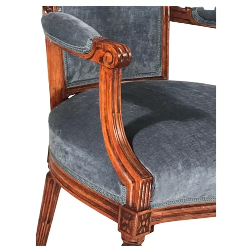 Louis XVI Armchairs- detail of the armrest seen from outside the chair- Styylish