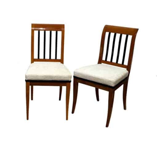Biedermeier Side Chairs Pair - Styylish